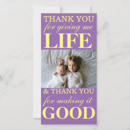 Moederdagkaart Bedankt