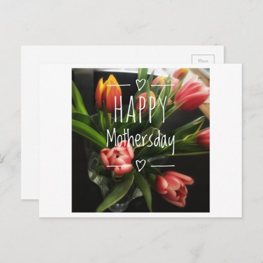 Moederdagkaart Briefkaart (Voorkant / Achterkant)