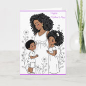 Moederdagkaart Feestdagen Kaart (Voorkant)