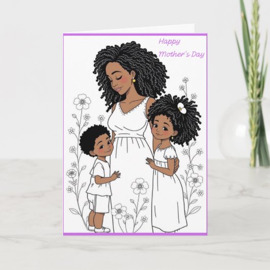 Moederdagkaart Feestdagen Kaart (Voorkant)