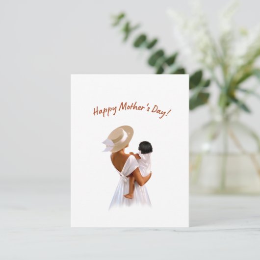 Moederdagkaart Feestdagenkaart (Staand voorkant)