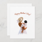 Moederdagkaart Feestdagenkaart (Voorkant / Achterkant)