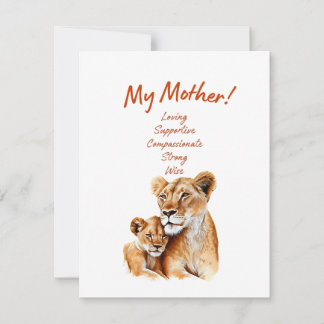 Moederdagkaart Feestdagenkaart