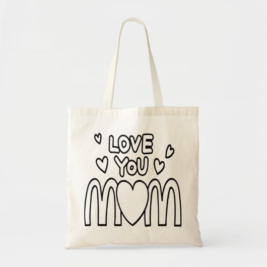 Moederdagkaart, Grappig Moederdaggeschenk voor moe Tote Bag (Voorkant)