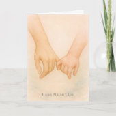 Moederdagkaart – Hand in Hand Kaart (Voorkant)