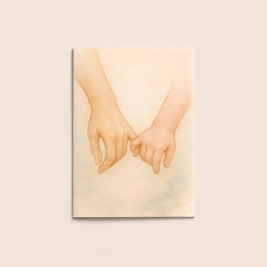 Moederdagkaart – Hand in Hand Kaart