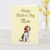 Moederdagkaart Hound Love Kaart (Gele Bloem)