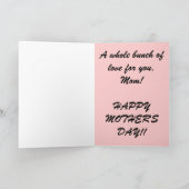 Moederdagkaart Kaart (Binnen)