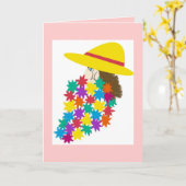 Moederdagkaart Kaart (Gele Bloem)