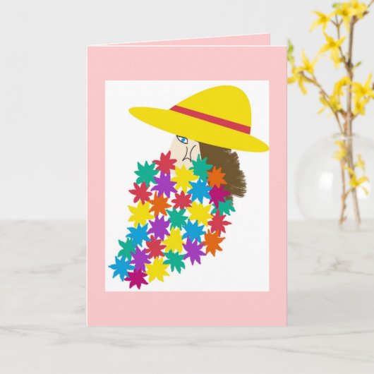 Moederdagkaart Kaart (Gele Bloem)