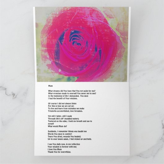 Moederdagkaart Kaart (Binnen)