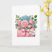 Moederdagkaart Kaart (Gele Bloem)
