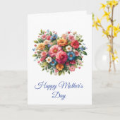 Moederdagkaart Kaart (Gele Bloem)