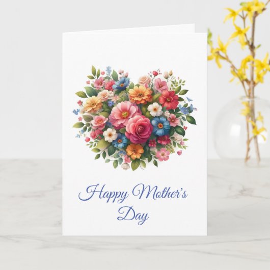 Moederdagkaart Kaart (Gele Bloem)