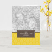 Moederdagkaart Kaart (Gele Bloem)