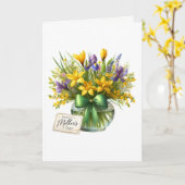 Moederdagkaart Kaart (Gele Bloem)
