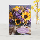 Moederdagkaart Kaart (Gele Bloem)