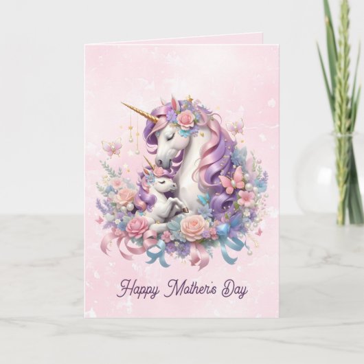 Moederdagkaart. Kaart (Voorkant)