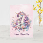 Moederdagkaart. Kaart (Gele Bloem)