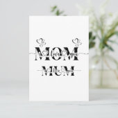 Moederdagkaart Kaart (Staand voorkant)