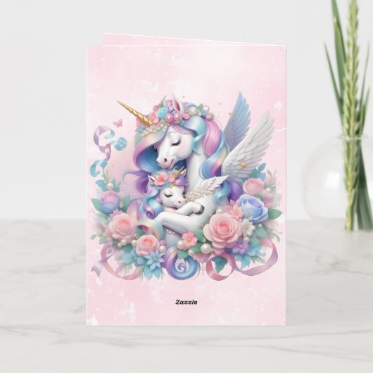 Moederdagkaart. :-) kaart (Achterkant)