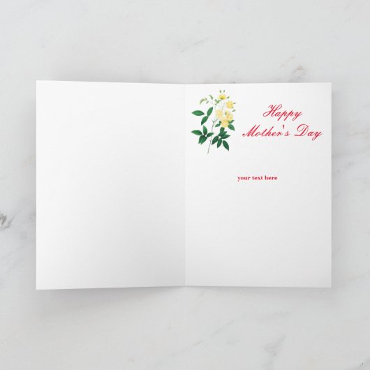 Moederdagkaart Kaart (Binnen)