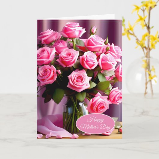 Moederdagkaart Kaart (Gele Bloem)