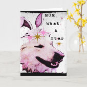 Moederdagkaart Kaart (Gele Bloem)