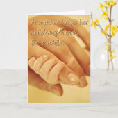 Moederdagkaart Kaart (Gele Bloem)