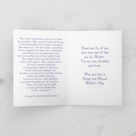 Moederdagkaart Kaart (Binnen)