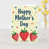 Moederdagkaart Matte Happy Kaart (Gele Bloem)