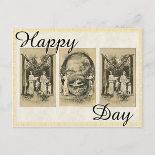  moederdagkaart met Antiek Alfabet Kaart