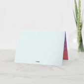 Moederdagkaart met bladrijk botanisch ontwerp kaart (Achterkant)