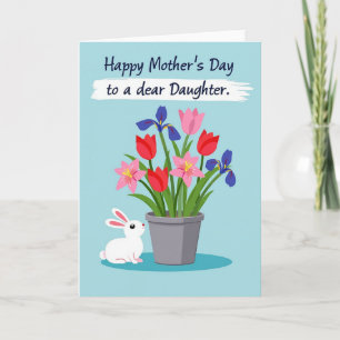 Moederdagkaart met de mooiste bloem kaart