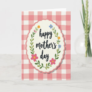 Moederdagkaart met familieliefde kaart