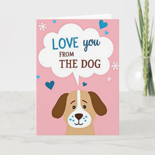 Moederdagkaart met Hond Kaart
