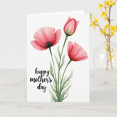 Moederdagkaart met Koraalbloesems Kaart (Gele Bloem)