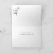 Moederdagkaart met orchidee kaart (Binnen)
