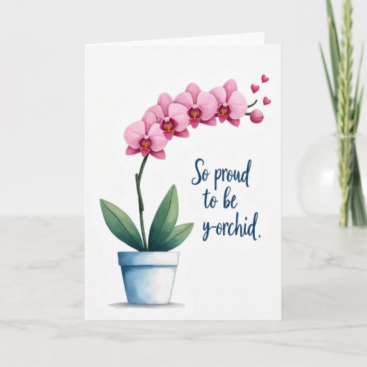 Moederdagkaart met roze bloesems kaart (Voorkant)
