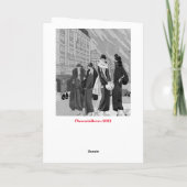 Moederdagkaart met vintage mode kaart (Achterkant)