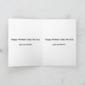 Moederdagkaart Minimalistische Moederdag Geschenk Kaart (Binnen)