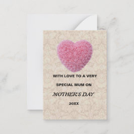 Moederdagkaart Notitiekaartje