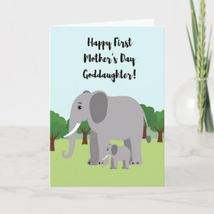 Moederdagkaart Olifant Zoet Kaart