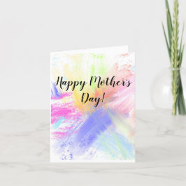 Moederdagkaart.  Originele Kunst op mooi papier! Bedankkaart