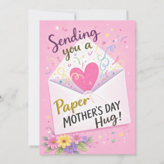 Moederdagkaart, Paper Hug Kaart