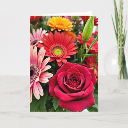 Moederdagkaart Radiant Blooms Kaart (Voorkant)