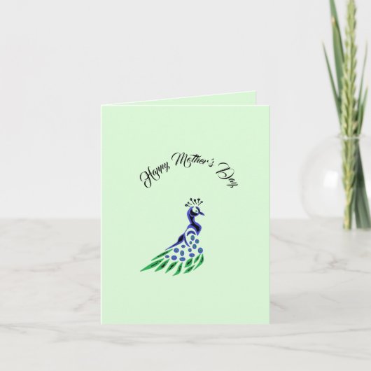 Moederdagkaart: Saluut aan Moeder Feestdagen Kaart (Voorkant)