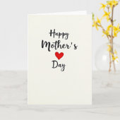 Moederdagkaart van fijn papier kaart (Gele Bloem)