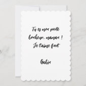 Moederdagkaart - Vierbladige klaver Kaart (Achterkant)