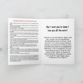 Moederdagkaart voor christelijke gedetineerde feestdagen kaart (Binnen)